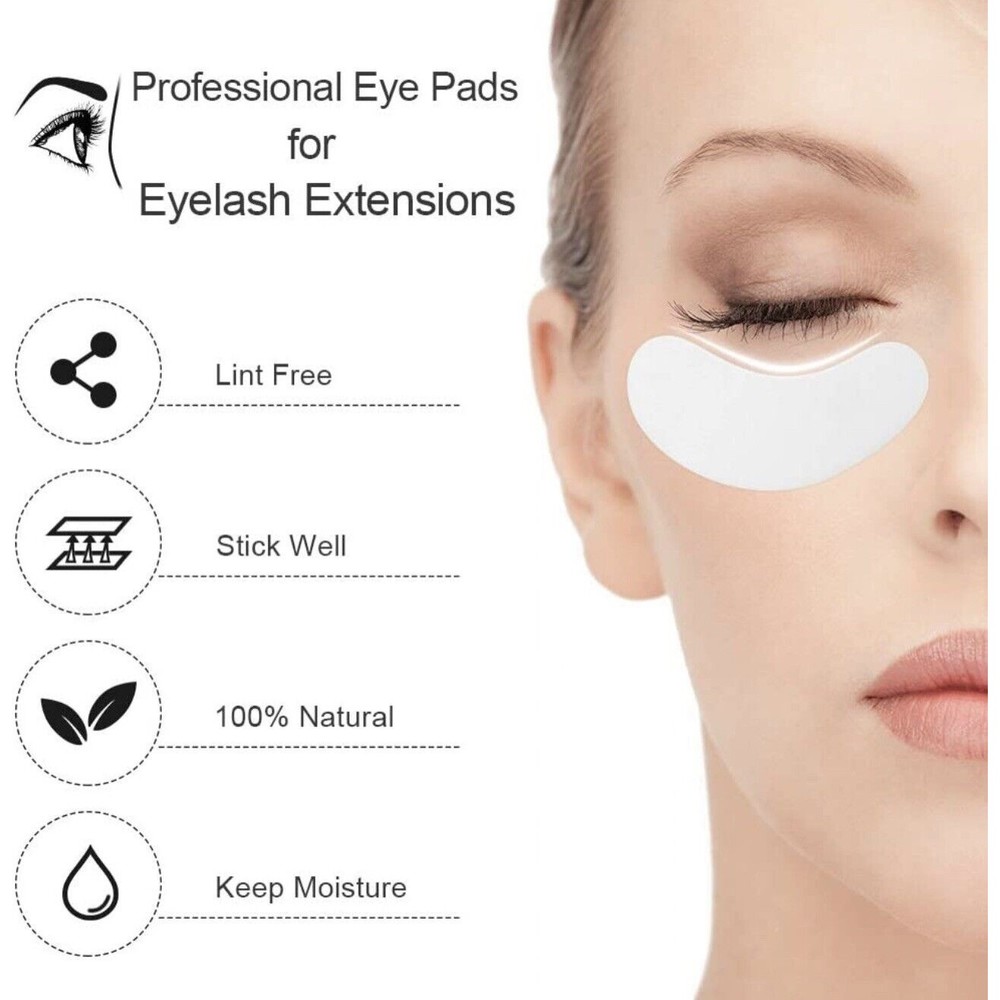 Hydrogel Eye Patches Depuffing Soothing 100 Pair Lash Extensions etc… NEW Sealed